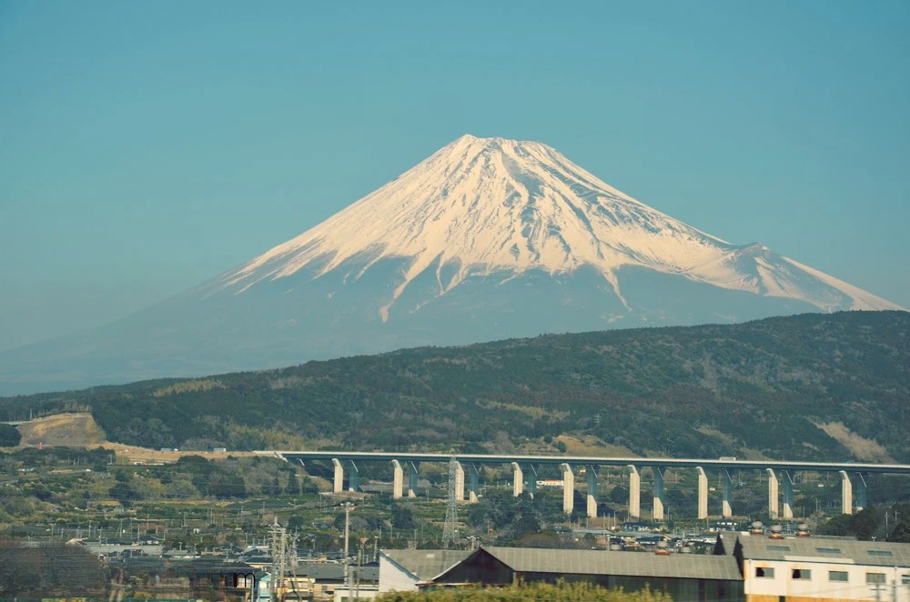Mount Fuji and Lama aus Yokohama