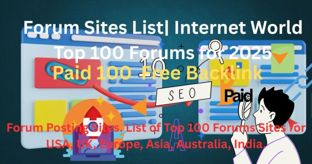Forum Sites List Internet World Top 100 Forums for 2025